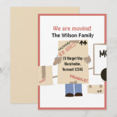 Modern Cute die we gaan aankondigen Aankondiging (Voorkant / Achterkant)