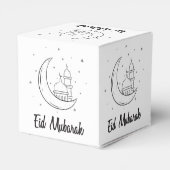 Modern Cute Eid Mubarak Eid Goodie Bedankdoosjes (Achterkant)