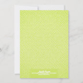 Modern Cute Elephant Mama and Baby Boy Shower Kaart (Achterkant)