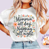 Modern Cute Floral Mother's Day, Cute Botanical T-shirt