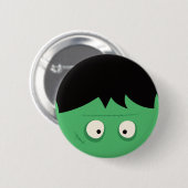 Modern Cute Frankenstein Monster Halloween Ronde Button 5,7 Cm (Voorkant /achterkant)
