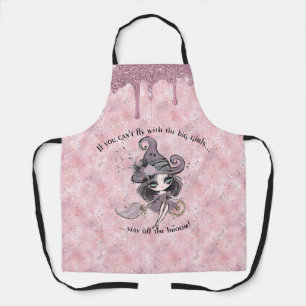 Modern Cute Girly Pink Sparkle Halloween Schort