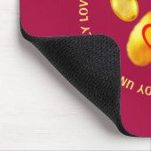 Modern Cute Golden Paw Muismat (Hoek)