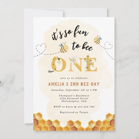 Modern Cute Het is zo leuk om een eerste verjaarda Kaart (Voorkant)