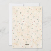 Modern Cute Hond We Woof Je een Prettig Kerstfeest Feestdagenkaart (Achterkant)