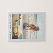 Modern Cute I Love You Mom Dogs Pet Photo Collage Legpuzzel (Horizontaal)