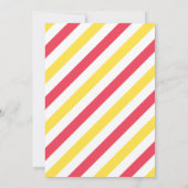 Modern Cute Kinder 5e verjaardag Uitnodiging (Achterkant)