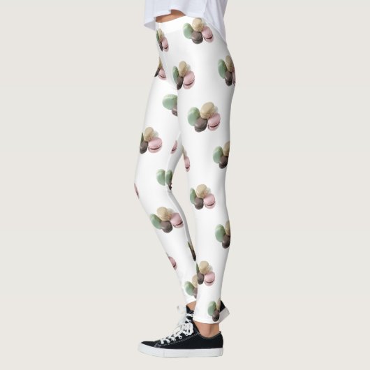 Modern Cute Macaroon Leggings (Links)