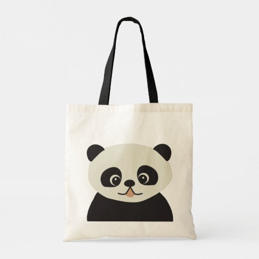 Modern Cute panda beer illustratie Tote Bag (Achterkant)