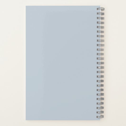 Modern Cute Pastel Bunny Notitieboek (Achterkant)