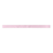 Modern Cute Pink Stripes Holiday Satijnen Lint (Voorkant)