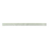 Modern Cute Sage Green Stripes Holiday Satijnen Lint (Voorkant)