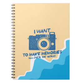 Modern Cute Travel Journal Backpacker Globetrotter Notitieboek
