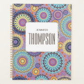 Modern Cute Trendy Colorful Paars Custom Planner (Voorkant)