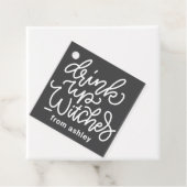 Modern Cute Typography Funny Halloween Quote Bedankjes Labels (In situ)