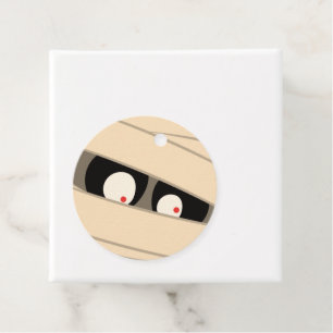 Modern Cute Typography Mummy Monster Halloween Bedankjes Labels