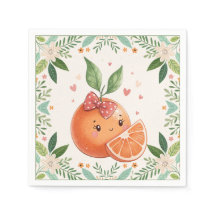 Modern Cutie Citrus Sinaasappel Baby shower