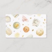 Modern Cutie Pie Baby shower Luier Raffle Informatiekaartje (Achterkant)