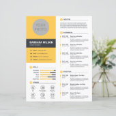 Modern CV, CV + Letter (Sjabloon) (Staand voorkant)