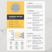 Modern CV, CV + Letter (Sjabloon) (Voorkant)