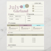 Modern CV - Volledig  hervatten (Voorkant)