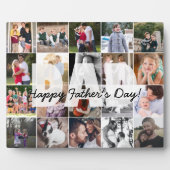 Modern DAD 20 Fotocollage Happy Vaderdag Fotoplaat (Voorkant)
