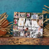Modern DAD 20 Fotocollage Happy Vaderdag Fotoplaat (Zijkant)