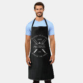 Modern Dad Custom Master Chef All-Over Print Schor Schort (Gedragen)