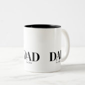 Modern Dad Established Mug Tweekleurige Koffiemok (Voorkant rechts)