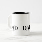 Modern Dad Established Mug Tweekleurige Koffiemok (Voorkant links)