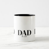 Modern Dad Established Mug Tweekleurige Koffiemok (Center)