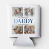 Modern Dad Photo Collage Blikjeskoeler (Achterkant)