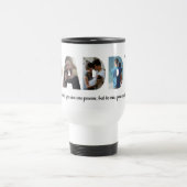 Modern DADDY 5 Fotocollage Quote Vaderdag Reisbeker (Center)