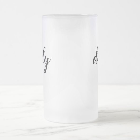 Modern Daddy Custom Gevestigd Jaar Matglas Bierpul (Center)