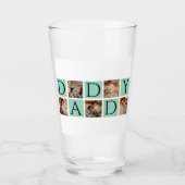 Modern Daddy Photo Collage - Aangepaste Vaderdag | Glas (Voorkant)