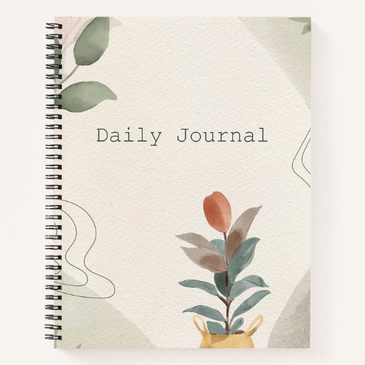 Modern Daily Journal Notitieboek (Voorkant)