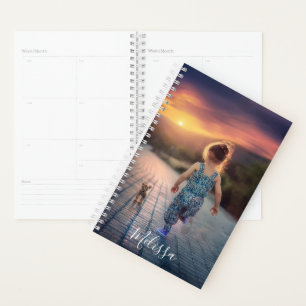 Modern Daily Weekly Yarly Voeg je FOTO toe Planner