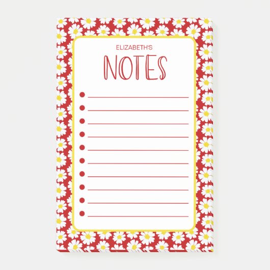 Modern Daisies Notes (Voorkant)