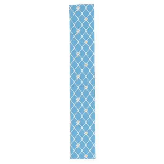 Modern Daisies Table Runner Lange Tafelloper (Voorkant)