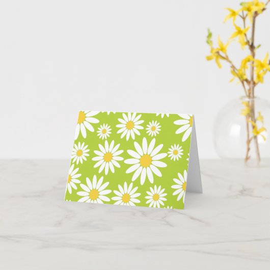 Modern Daisy Kaart (Gele Bloem)