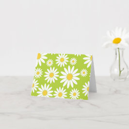 Modern Daisy Kaart