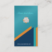 Modern Damask Feminine Bold Visitekaartje (Achterkant)