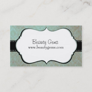 Modern Damask Hair Dresser Visitekaartje