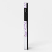 Modern Damask Paars Personalized Case-Mate iPhone Case (Achterkant/links)
