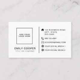 Modern dambord Toevoegen Logo Roze Rood Visitekaartje