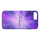 Modern Dames Monogram Case-Mate iPhone Case (Achterkant (Horizontaal))