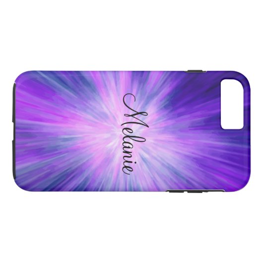 Modern Dames Monogram Case-Mate iPhone Case (Achterkant (Horizontaal))