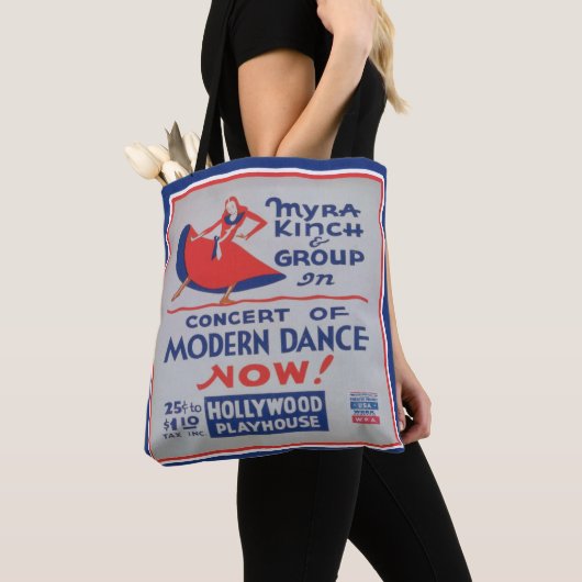 Modern Dance Advertentie Print Tas (Dichtbij)