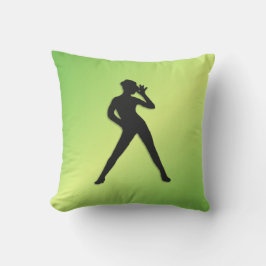 Modern Dance Green Buitenkussen