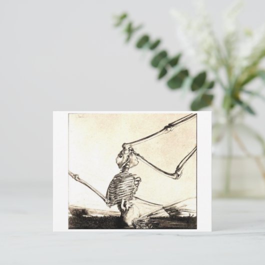 Modern Dance Macabre briefkaart (Staand voorkant)